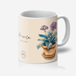 Violet Auricula Mug