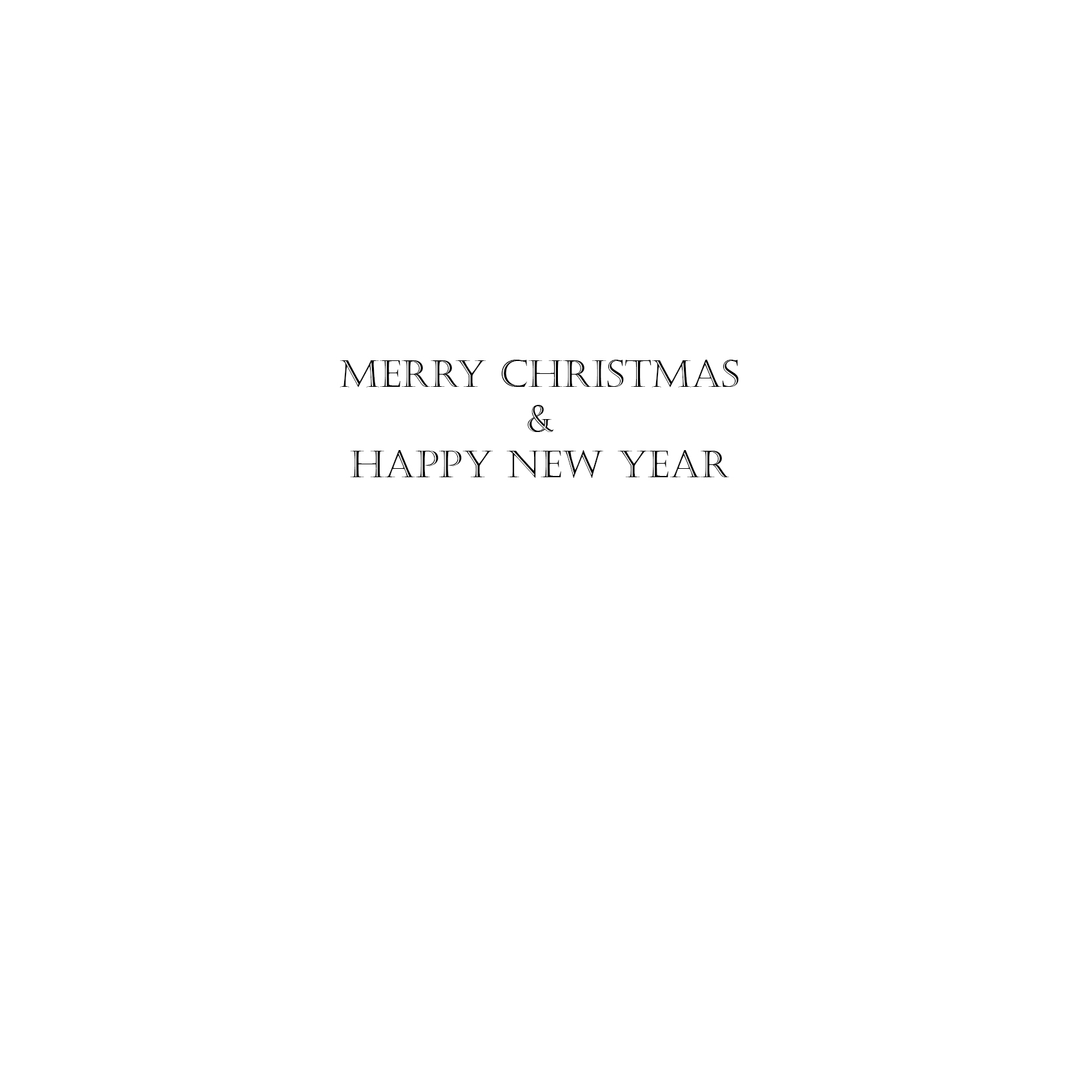 Christmas Card Interior