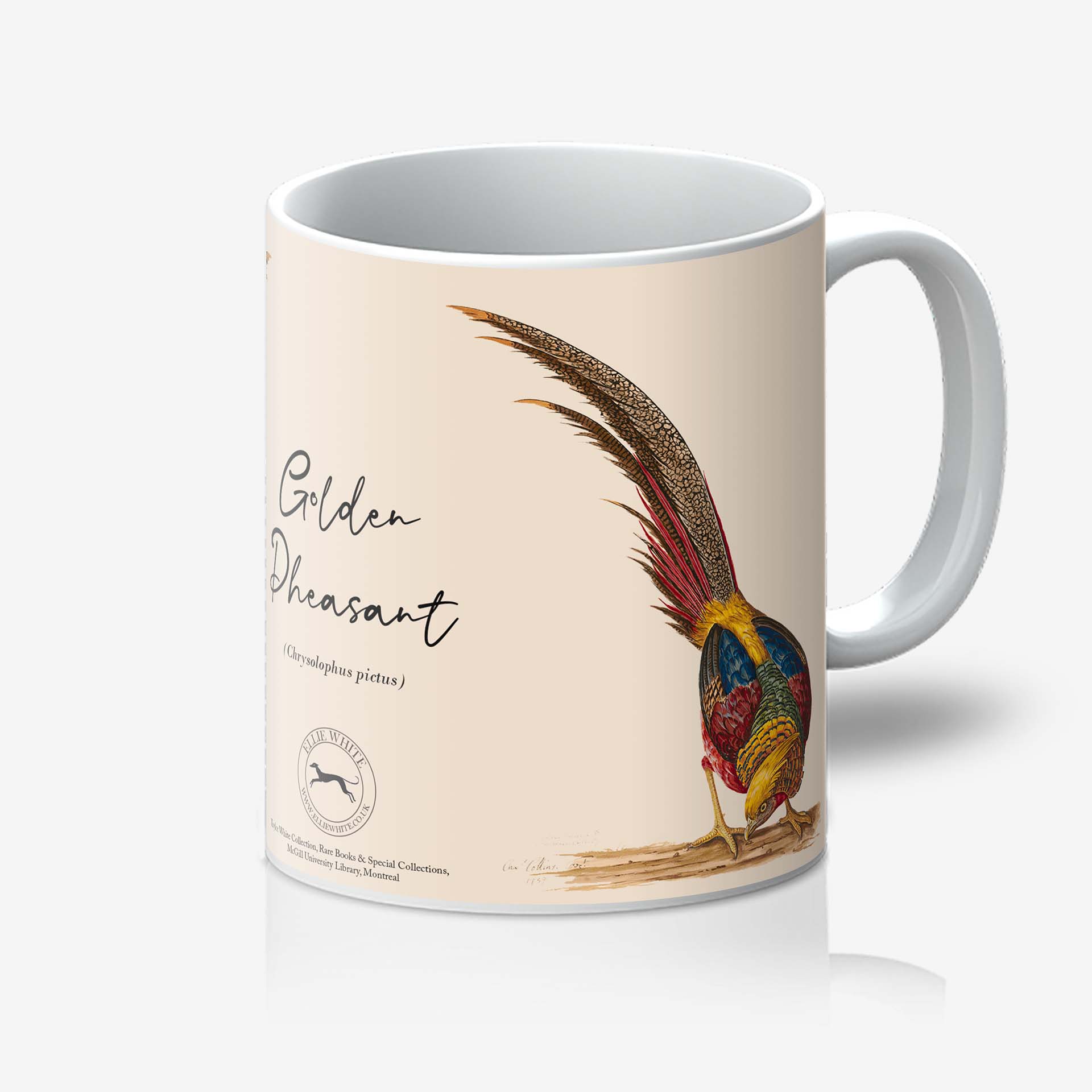 Ceramic Golden Pheasant Mug