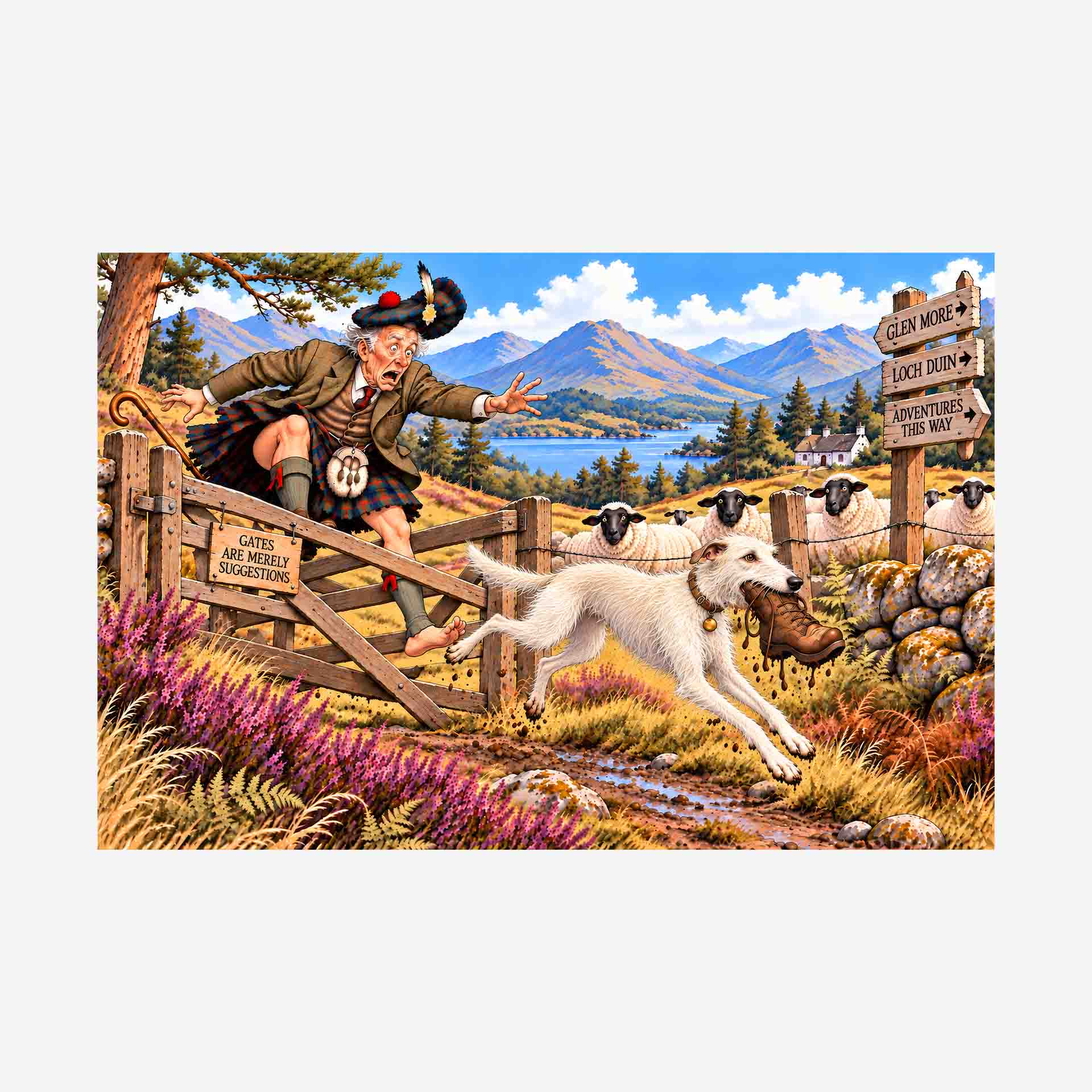 McLurcher™ Boot Bandit Greetings Cards | Packs of 10, 20 or 50