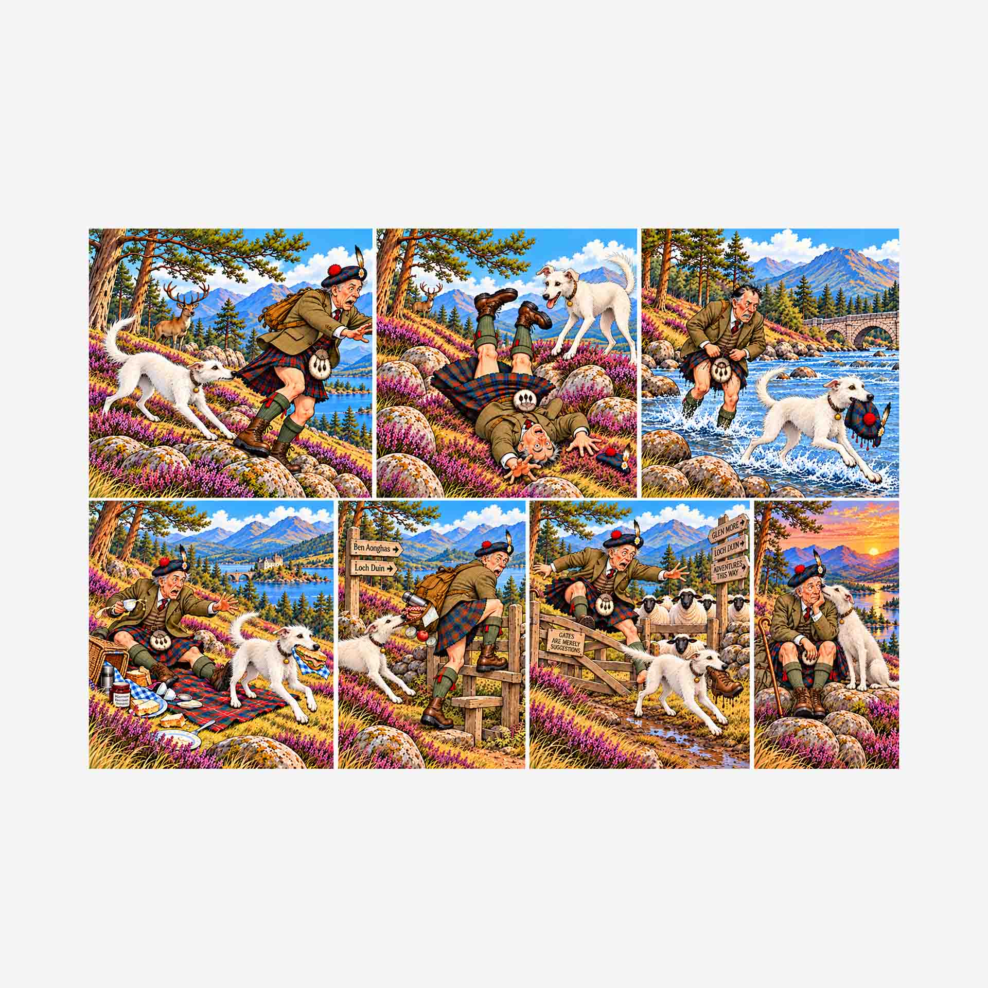 McLurcher™ Montage Greetings Cards | Packs of 10, 20 or 50