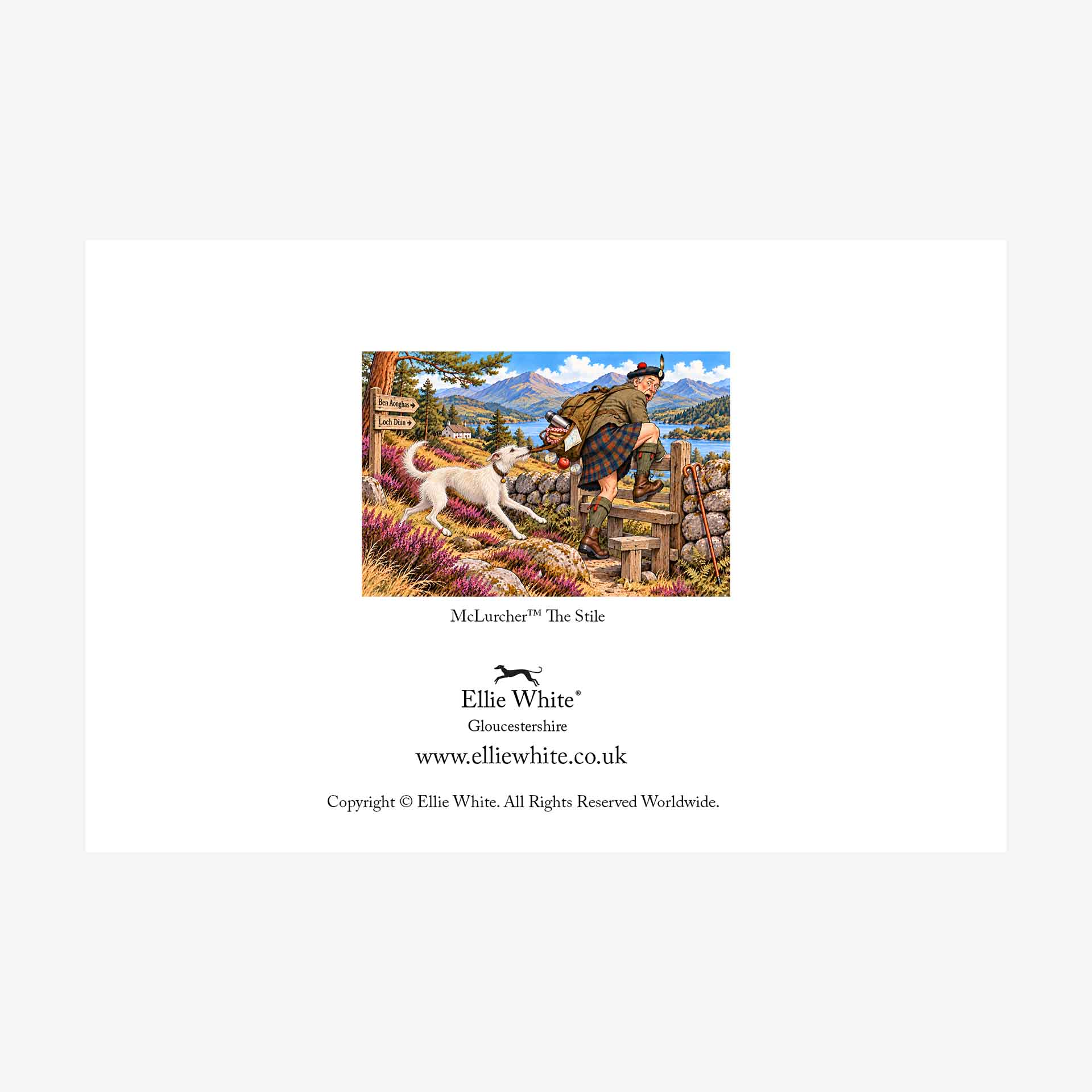 McLurcher™ The Stile Greetings Cards Rear Cover | Packs of 10, 20 or 50 on Mohawk fine art card