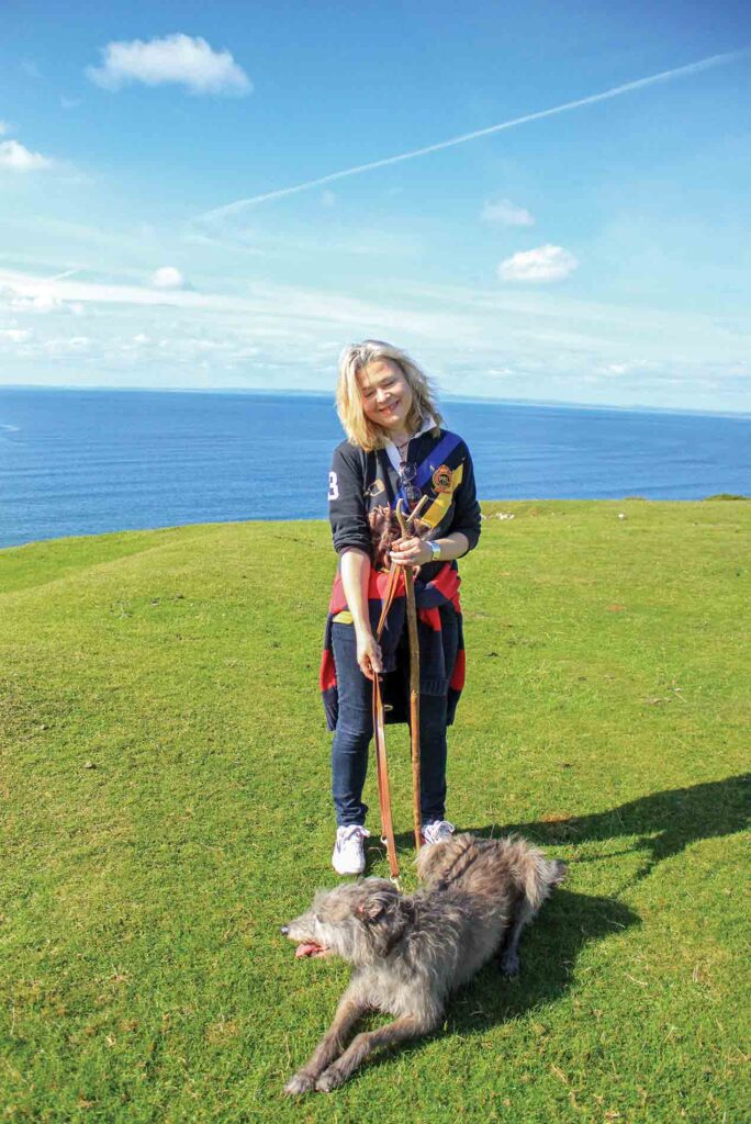 Pippa And Ellie At Rhossili