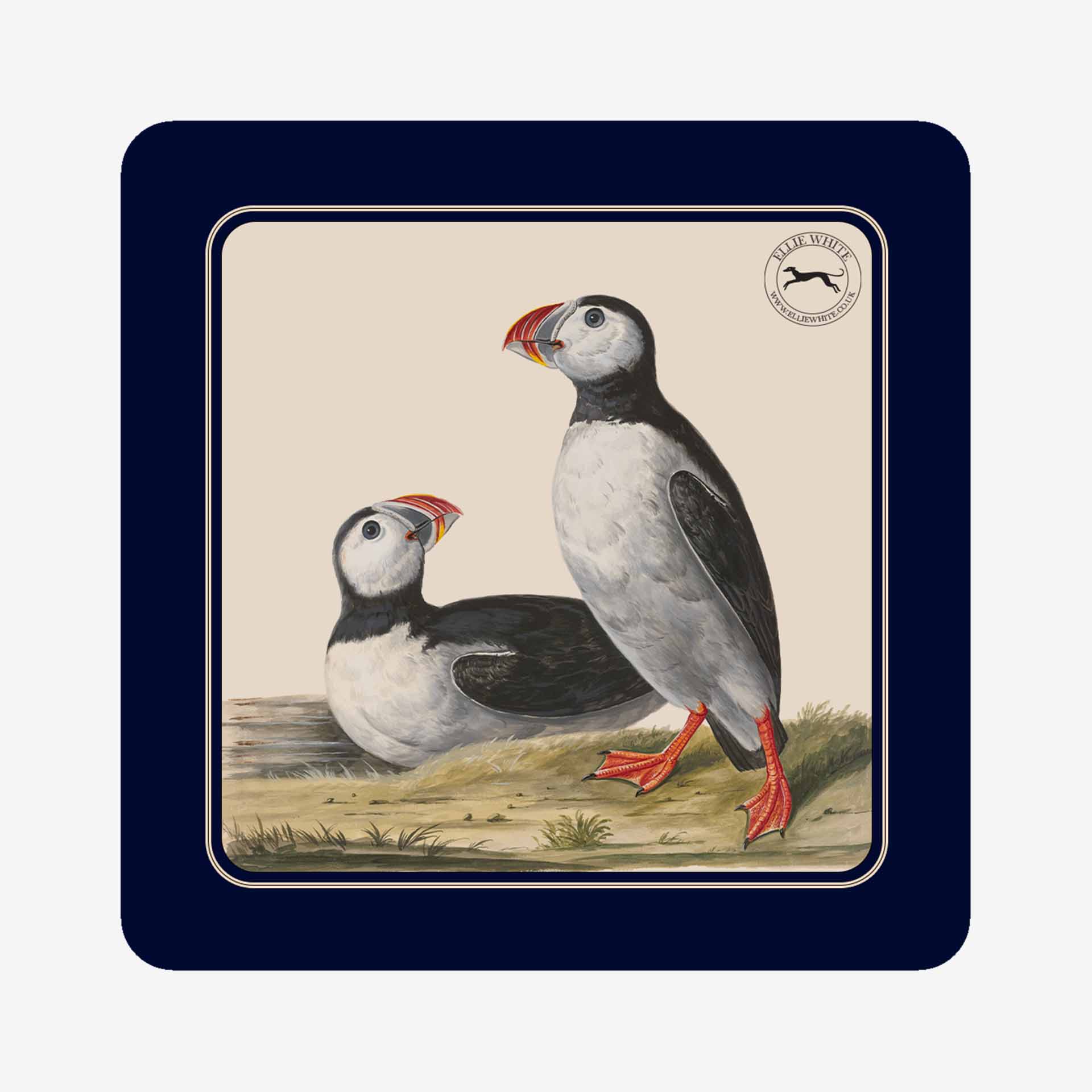 Puffin Coaster | Puffin Drinks Mat